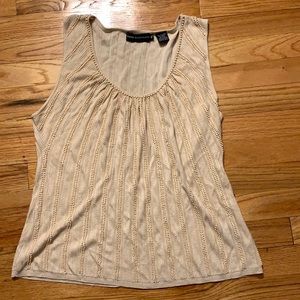 Dana Buchman silk/rayon sleeveless top - XL